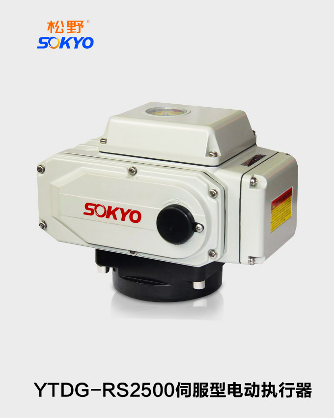 電動執行機構,YTDG-RS2500伺服型電動執行器