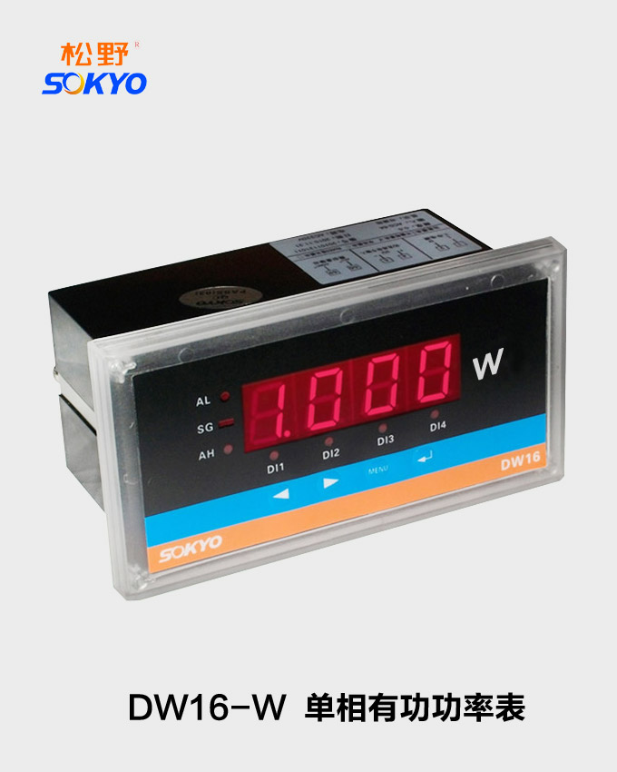 單相功率表,DW16數顯功率表
