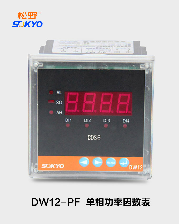 單相功率因數表,DW12數顯功率因數表