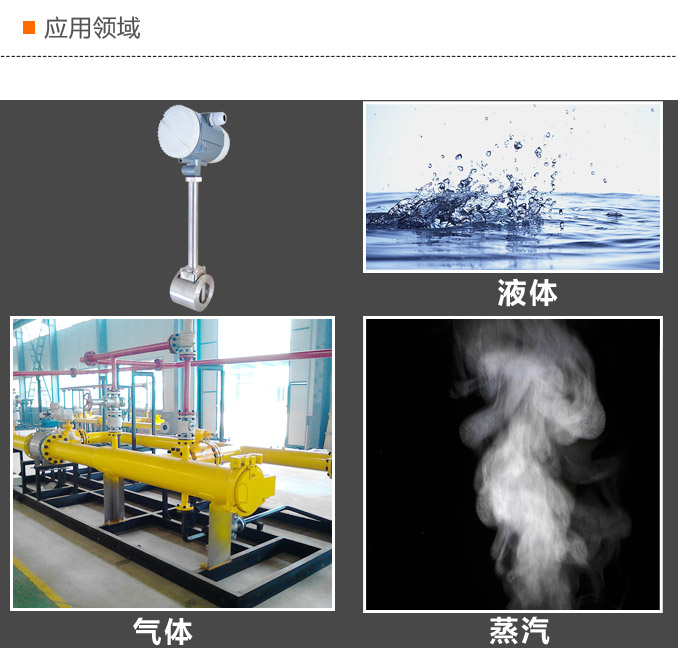 智能渦街流量計,YTFW插入式渦街流量計應用領域