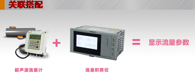 超聲波流量計,YTFU外縛式超聲波流量計關聯搭配