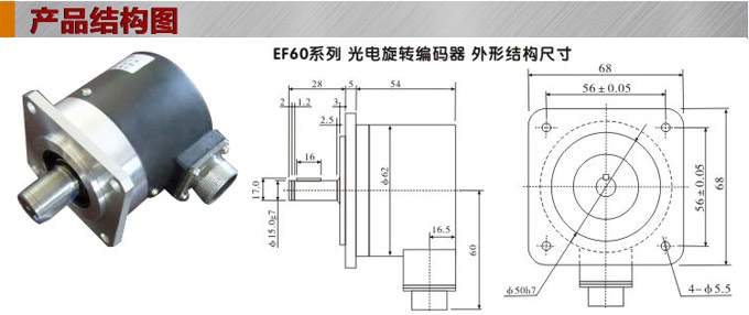 光電旋轉編碼器,EF60光電編碼器,編碼器,旋轉編碼器結構圖 光電旋轉編碼器,EF60光電編碼器,編碼器,旋轉編碼器結構圖